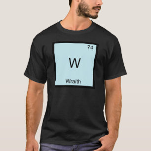 W - Spook Grappig Chemie Element Symbool T-Shirt