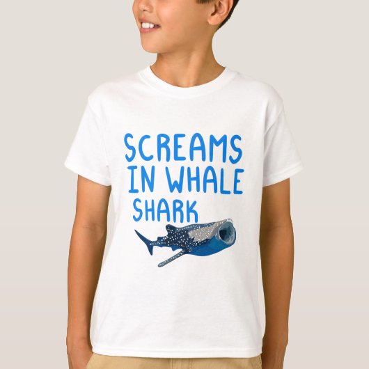 W staat voor Whale Shark T-shirt (Voorkant)