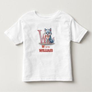 W staat voor William - Custom Peuter Name T-shirt