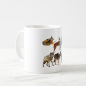 W staat voor Wolf Koffiemok (Voorkant links)