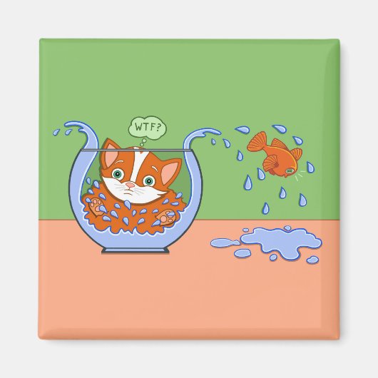 W T F? Magnet (Voorkant)