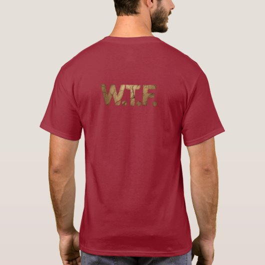W.T.F. Wisdom Through Failure T-shirt (Achterkant)
