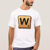 w t-shirt (Voorkant)