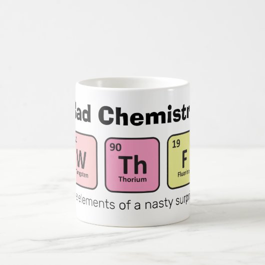 "W Th F: De elementen van een vervelende verrassin Koffiemok (Center)