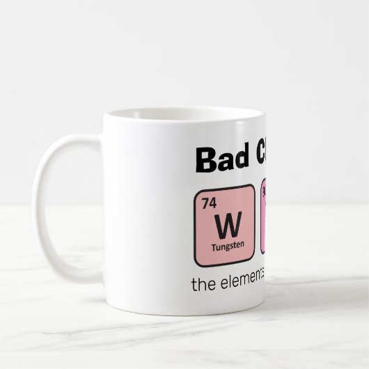 "W Th F: De elementen van een vervelende verrassin Koffiemok (Links)