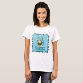 W/ Uw Twitter-naam Koffee Bird aanpassen T-shirt (Voorkant volledig)