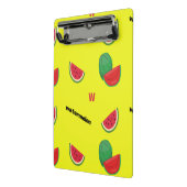 W voor watermelogeel mini klembord (Angled2)
