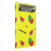 W voor watermelogeel mini klembord (Schuin)