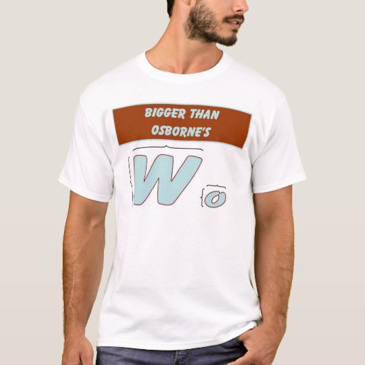 W vs. O T-shirt (Voorkant)