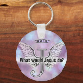 W.W.J.D Wat zou Jezus doen? Sleutelhanger (Voorkant)