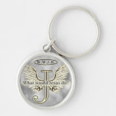 W.W.J.D What would Jesus do? Keychain (Voorkant)