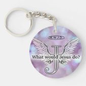 W.W.J.D What would Jesus do? Sleutelhanger (Voorkant)