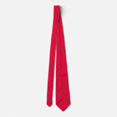 W watermeloenrood stippenpatroon stropdas (Achterkant)