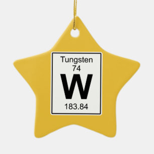 W - Wolfraam Keramisch Ornament