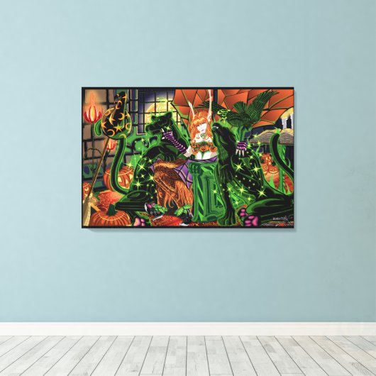 W.Y.I.M.I.A.S. Stretched Canvas Art Prints (Insitu (Houten vloer))