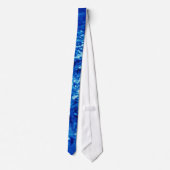 (wa05) Stropdas van de blauwe waterreflectie (Achterkant)