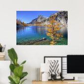 WA, Alpiene meren Wilderness, Enchantage 4 Poster (Thuiskantoor)