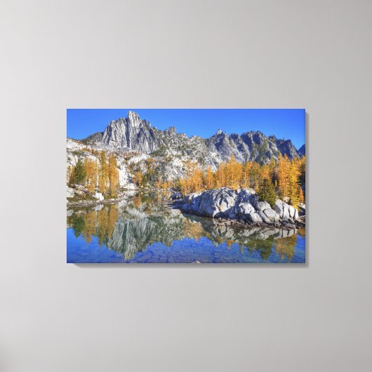 WA, Alpine Lakes Wilderness, Enchantment 4 Canvas Afdruk (Voorkant)