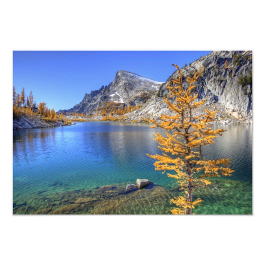 WA, Alpine Lakes Wilderness, Enchantment Foto Afdruk (Voorkant)