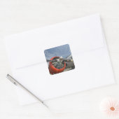 WA, Arlington, Arlington Fly-in, Tweede Wereldoorl Vierkante Sticker (Envelop)