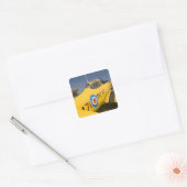 WA, Arlington, Arlington Fly-in, Tweede Wereldoorl Vierkante Sticker (Envelop)