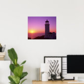 WA, Cape Disappointment State Park, North Head 2 Poster (Thuiskantoor)