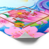 Wa: Elegant Calligraphy "Harmony" Art26001012 Poster (Hoek)