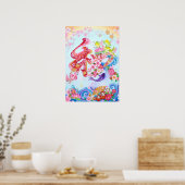 Wa: Elegant Calligraphy "Harmony" Art26001012 Poster (Keuken)
