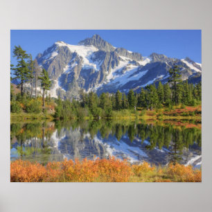 WA, Heather Meadows recreatiegebied, Mt. Poster