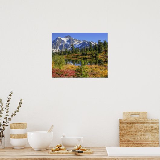 WA, Heather Meadows Recreation Area, MT2 Poster (Keuken)