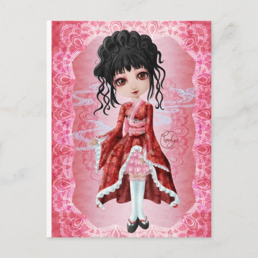 Wa lolita briefkaart (Voorkant)