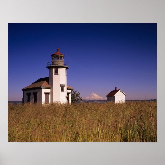 WA, Maury Island, Point Robinson Lighthouse, Poster (Voorkant)