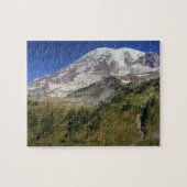 WA, Mt. Rainier National Park, uitzicht van Legpuzzel (Horizontaal)