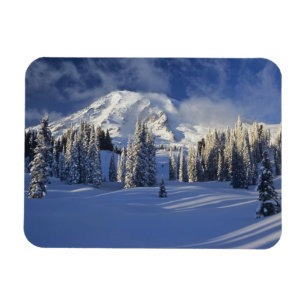 WA, Mt. Rainier NP, Mt. Rainier en Paradise Magneet