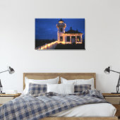 WA, Mukilteo, Mukilteo Lighthouse, opgericht 2 Canvas Afdruk (Insitu (Slaapkamer))