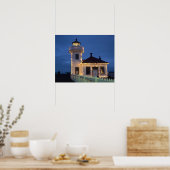 WA, Mukilteo, Mukilteo-vuurtoren, opgericht Poster (Keuken)