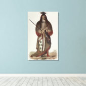 Wa-Na-Ta of "De lader", opperbevelhebber Canvas Afdruk (Insitu (Houten vloer))