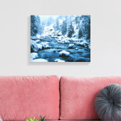 WA, Nationaal bos Wenatchee, Cascade Canvas Afdruk (Insitu (Woonkamer))