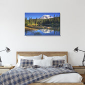 WA, Nationaal park Mount Rainier, Mount Rainier Canvas Afdruk (Insitu (Slaapkamer))