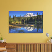 WA, Nationaal park Mount Rainier, Mount Rainier Canvas Afdruk (Insitu (Woonkamer))