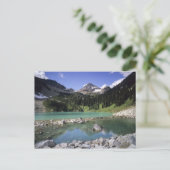 WA, Okanogan NF, Lewis Lake en Black Peak Briefkaart (Staand voorkant)