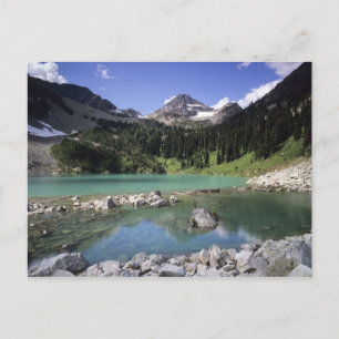 WA, Okanogan NF, Lewis Lake en Black Peak Briefkaart