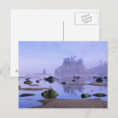 WA, Olympic National Park, Second Beach, Briefkaart (Voorkant / Achterkant)