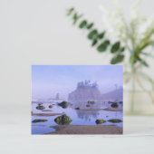 WA, Olympic National Park, Second Beach, Briefkaart (Staand voorkant)