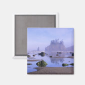 WA, Olympic National Park, Second Beach, Magneet (Voorkant / Achterkant)