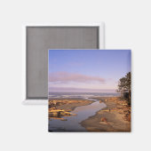 WA, Olympic NP, Kalaloch Beach en Kalaloch Magneet (Voorkant / Achterkant)