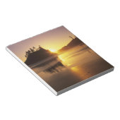 WA, Olympic NP, Second Beach bij zonsondergang Notitieblok (Schuin)