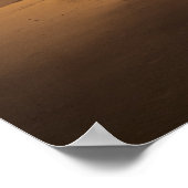 WA, Olympic NP, Second Beach bij zonsondergang Poster (Hoek)
