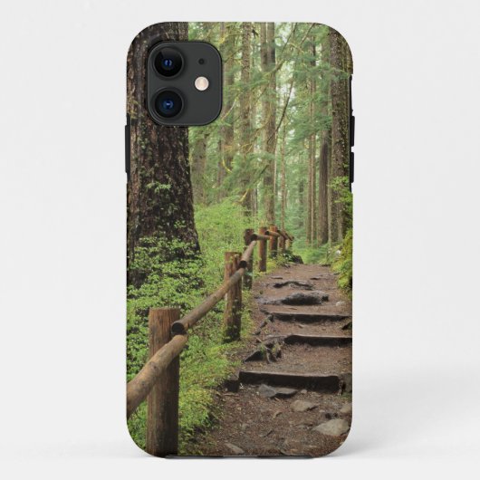 WA, Olympic NP, Sol Duc-vallei, regenwoud Case-Mate iPhone Case (Achterkant)