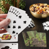 WA, Olympic NP, Sol Duc-vallei, regenwoud Pokerkaarten (Insitu)